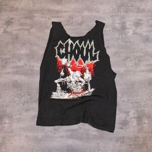 Gull Pool Cut Off Gothic Grunge Metal Cut Off Tank Top